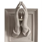 Настенный гипсовый подсвечник панно Руки 10232 - Onlainsale HOME